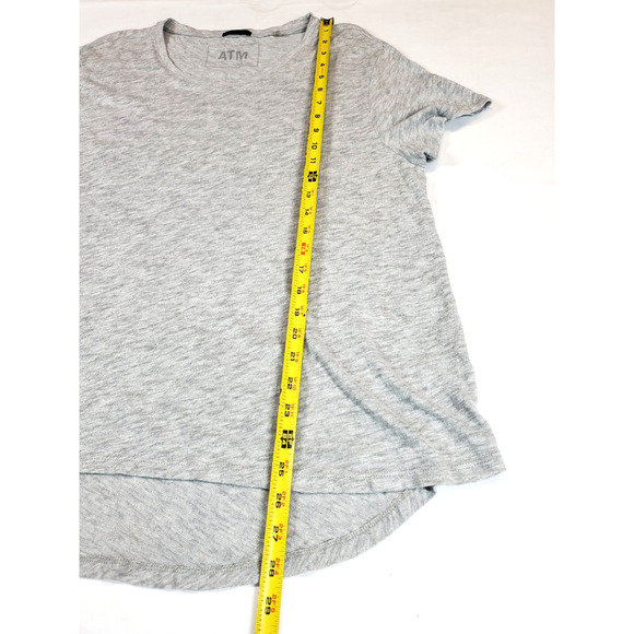 ATM Anthony Thomas Melilla Womens M/L Slub Cotton Crewneck Boyfriend Tee Relaxed - Picture 8 of 9